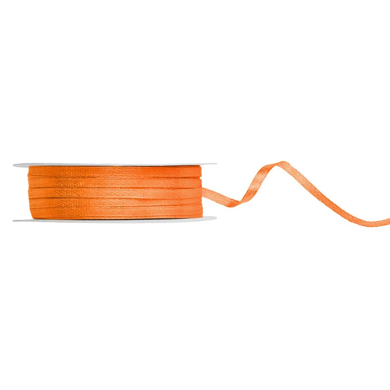 Begränsat erbjudande 50 m Satinband Orange 3 mm