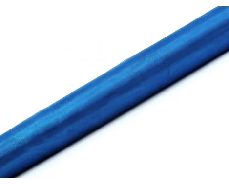 Organzalöpare mörkturkos 36 cm x 9 m Begränsat erbjudande