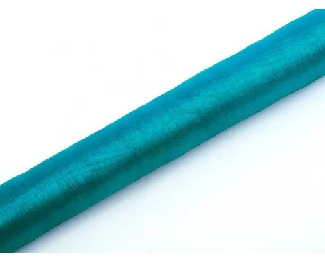 1 st Organzalöpare Turkos 36 cm x 9 m Begränsad tid