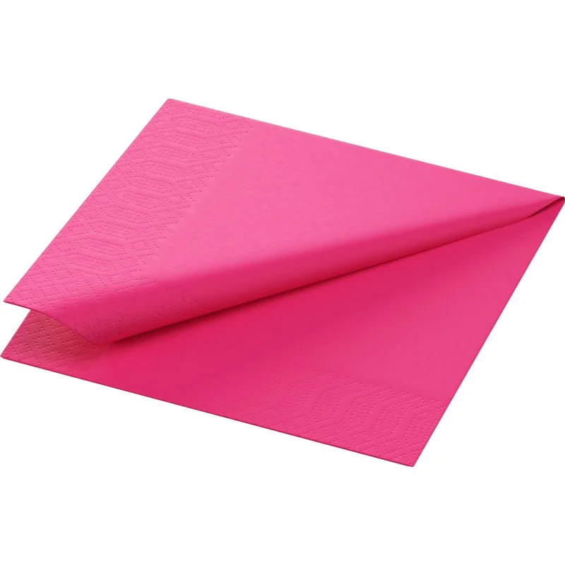20 st Duni Lunchservetter Fuchsia 33x33 cm 3-lags tissue Säker betalning