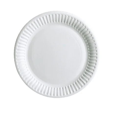 Snabb leverans 100 st Papptallrikar Vit 18 cm FSC-certifierad