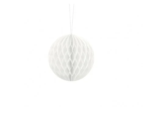 Fri frakt Honeycomb boll vit silkespapper 10 cm