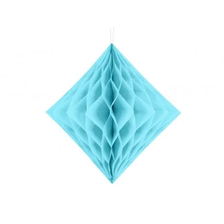 Honeycomb Diamant himmelblå 30 cm silkespapper Sänkt pris