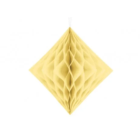1 st Honeycomb Diamant cremefärgad 30 cm Utförsäljning