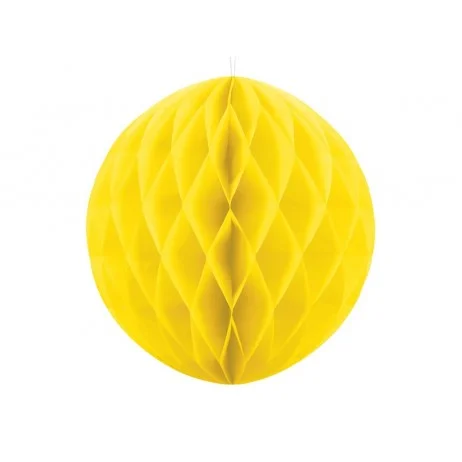 Trygg betalning Honeycomb gul silkespapper Ø40 cm