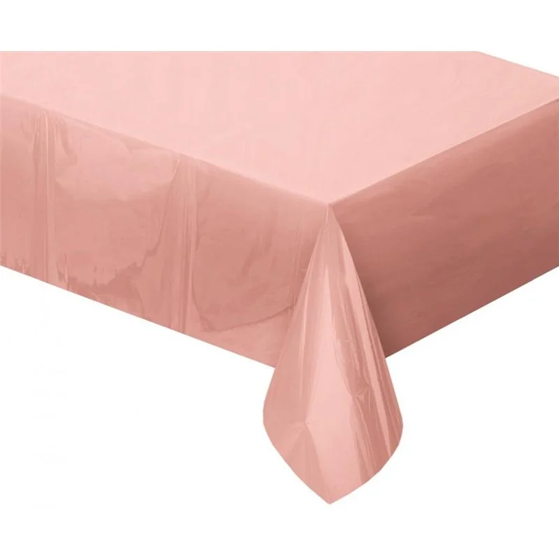 Plastduk metallic roséguld 137x183 cm – PP-plast Billigare