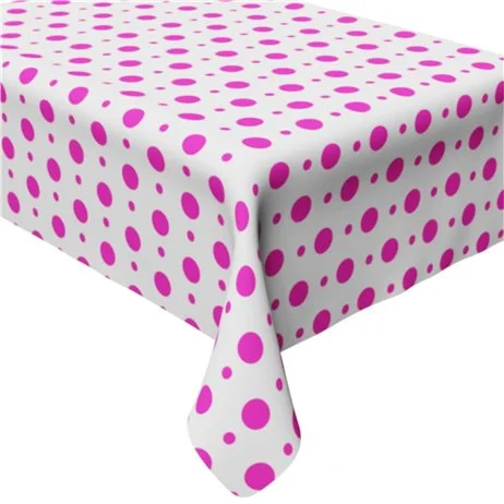 Lågt pris 1 st Plastduk Rosa Prickar 100x130 cm PP-material