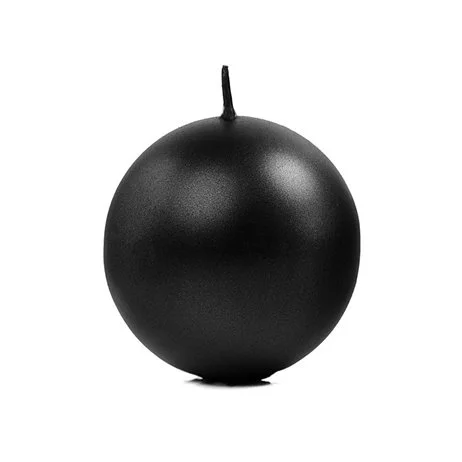 Kampanjpris Klotljus metallsvart 8 cm – 20 timmars brinntid