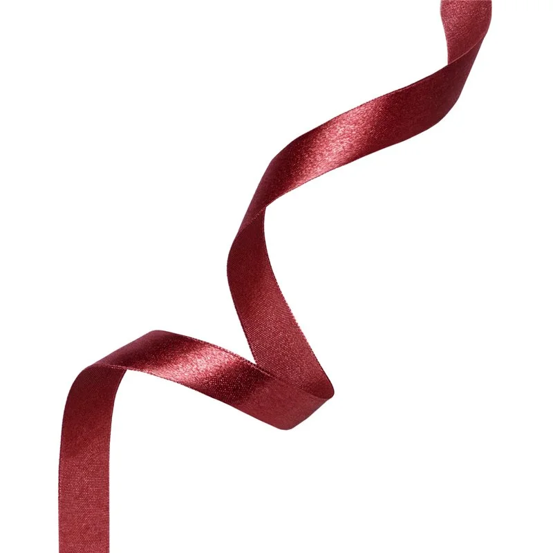 23 meter Satinband bordeaux 6 mm polyester Begränsat antal