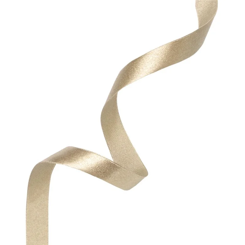 23 meter Satinband ljusbrunt 6 mm Begränsad tid