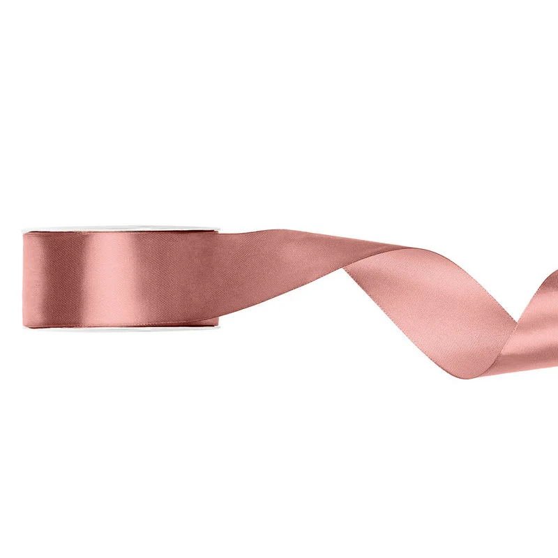 25 meter Satinband Dusty Rose 38 mm polyester Trygg betalning
