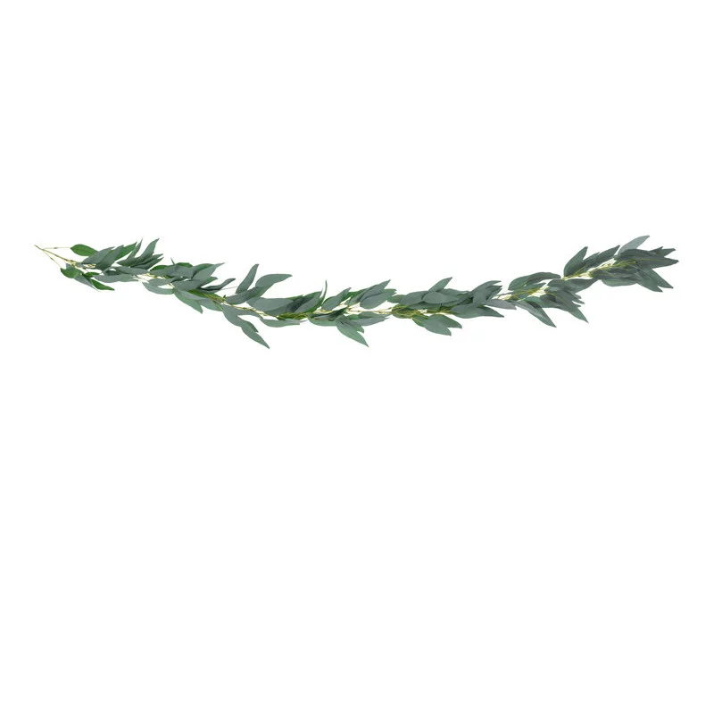 1 st Grön Pilbladsgirlang konstgjord 200 cm Snabb frakt