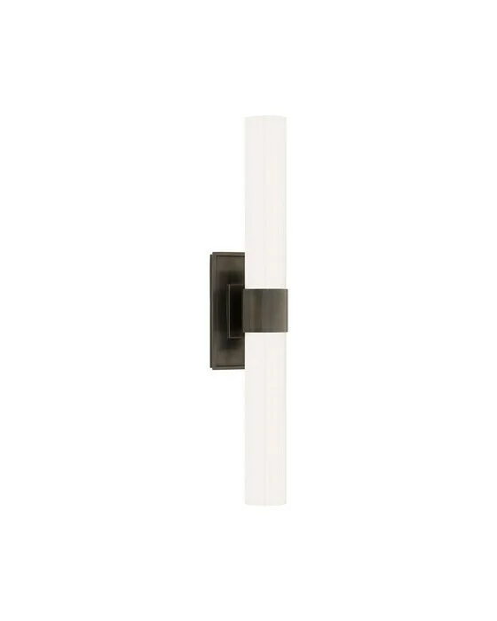 Kundfavorit Presidio Petite vägglampa dubbel brons/vit