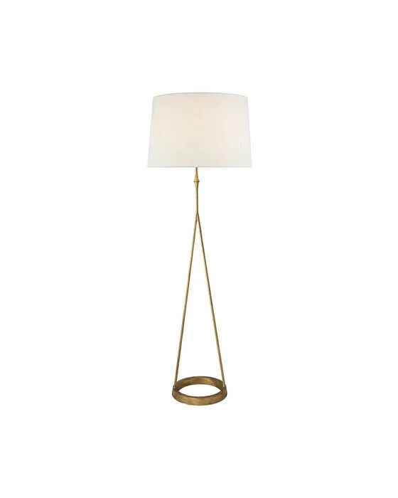 I lager Dauphine golvlampa Gilded Iron