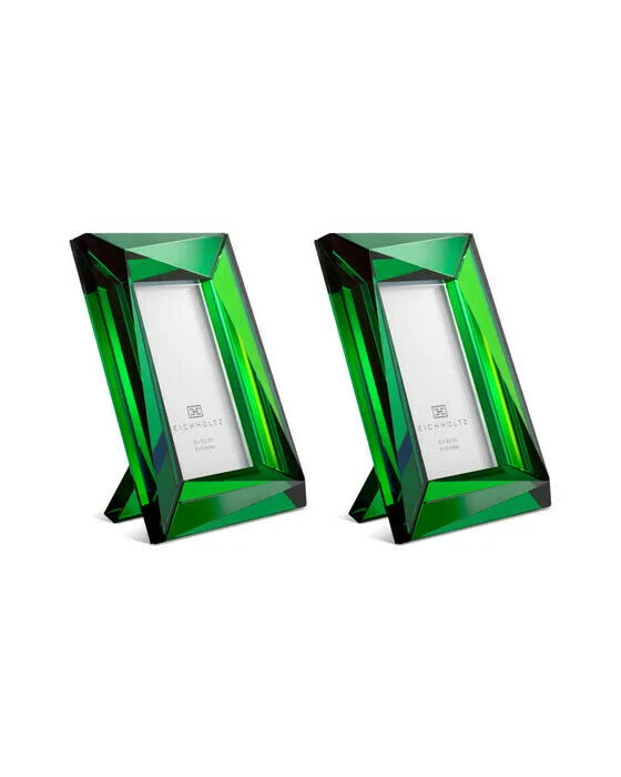 Obliquity fotoramar grön 2-pack risnedsättning