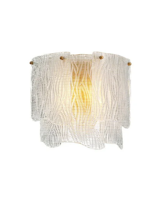 Utförsäljning Asinara vägglampa glas