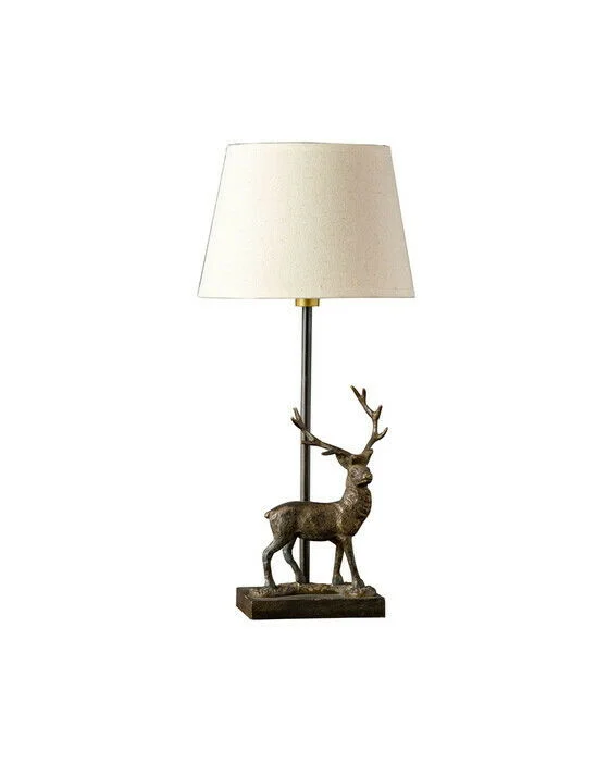 Ren bordslampa brun Köp online