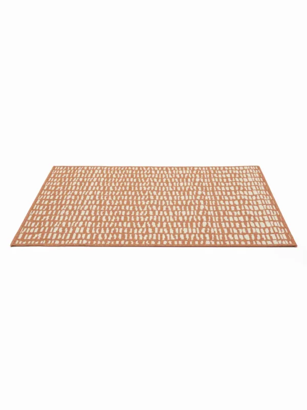 Erbjudande Rugvista essentialRay Doormat - Roströd / VitDörrmatta80 x 120 cm