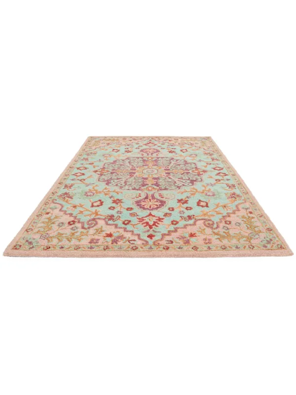 Rugvista premiumYannike - Rosa / FlerfärgadUllmatta200 x 300 cm Kundfavorit