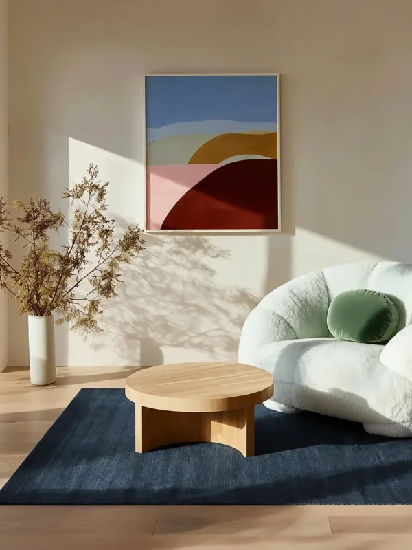 Rugvista premiumHandloom Frame - MörkblåUllmatta200 x 300 cm Nedsatt pris